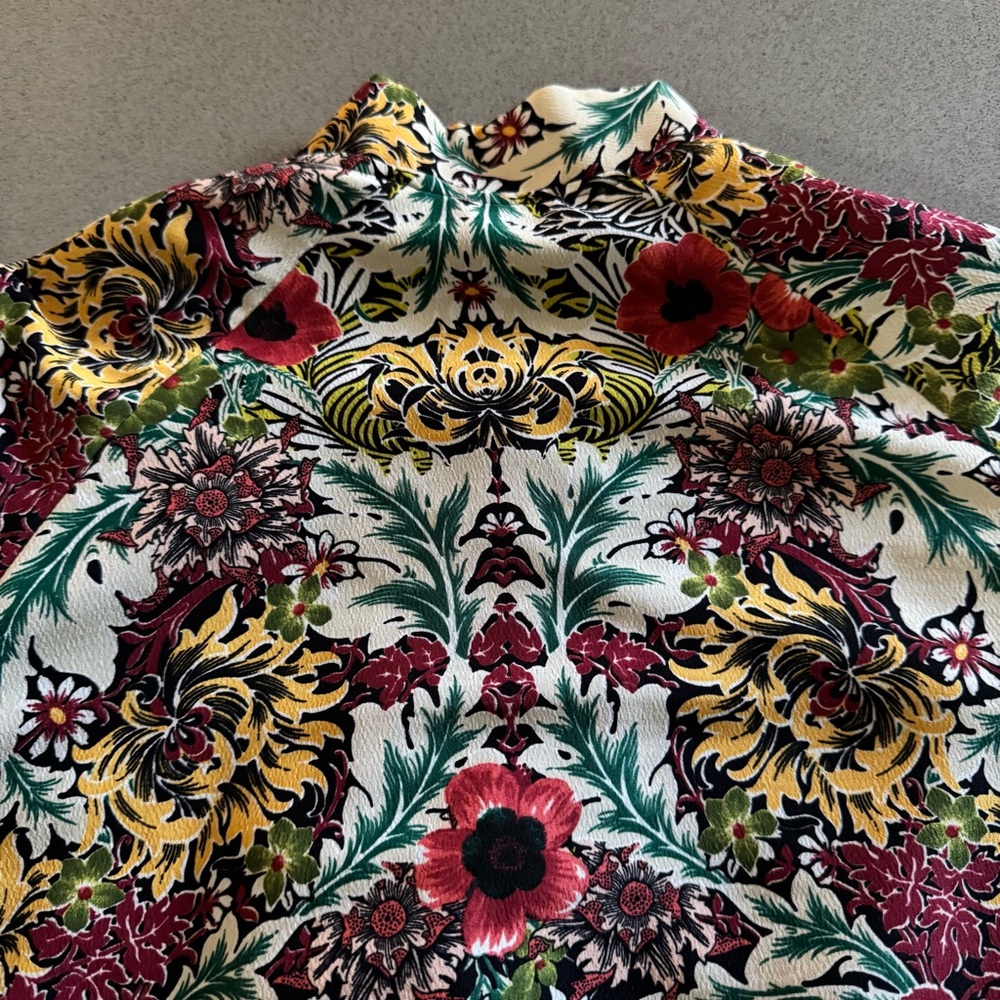 Topshop Floral Bomber Jacket - Picture 8 of 9